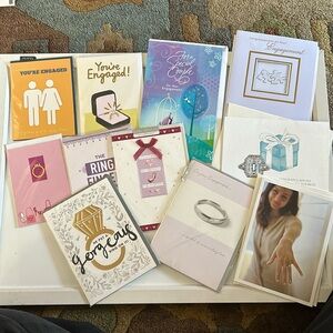 Lot of 11 engagement Themed Cards (Bundle‎ of 11 cards / new) 💍